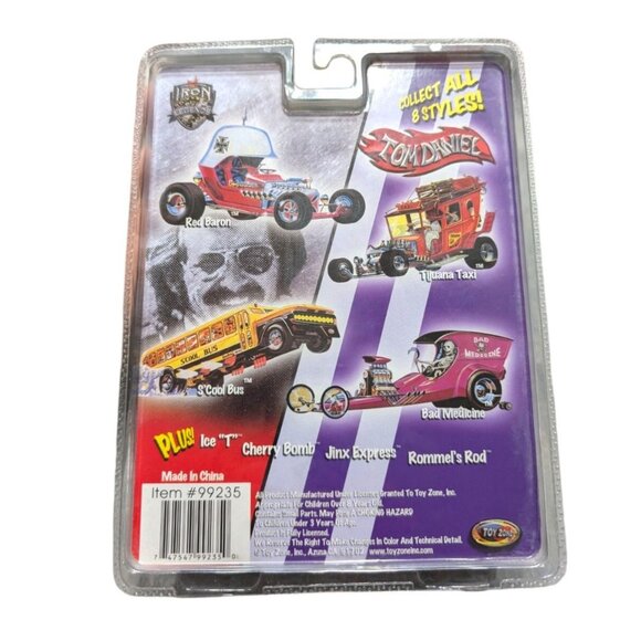 Toy Zone Tom Daniel Tijuana Taxi Hot Rod Collectible Die Cast 1:43 Orange - New - Picture 6 of 6